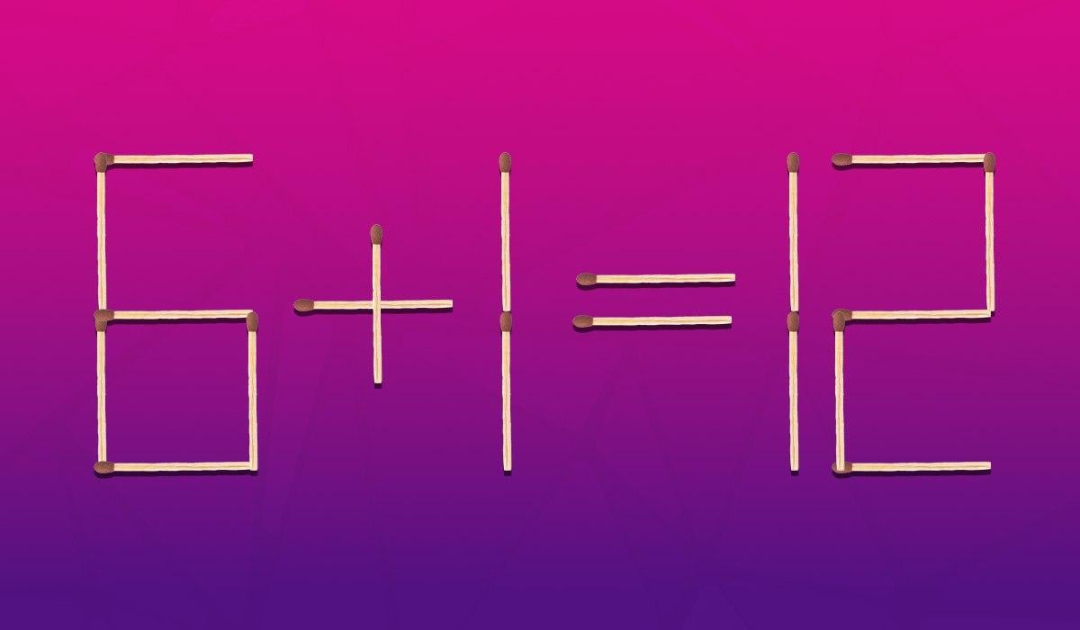 Popravite napako tako, da premaknete samo eno tekmo: test IQ