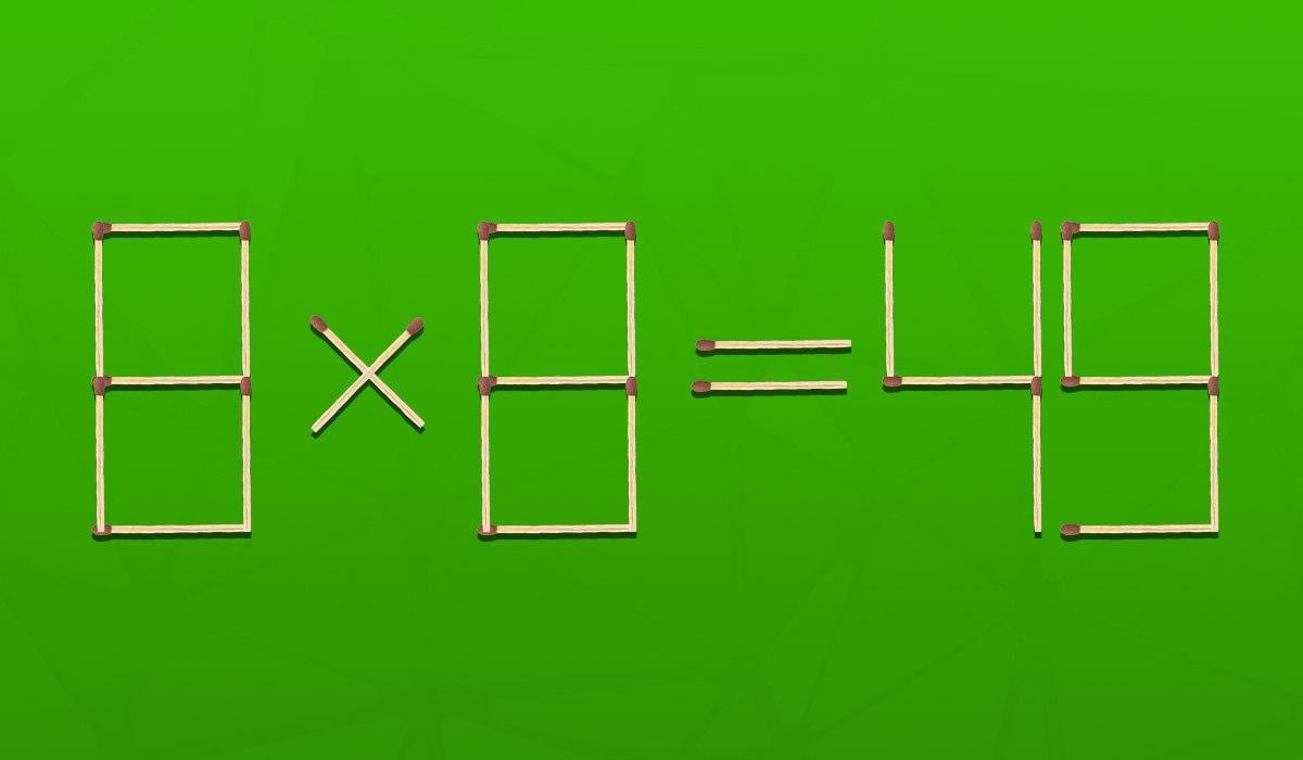 Možganski izziv: premakniti moraš eno tekmo, da popraviš napako